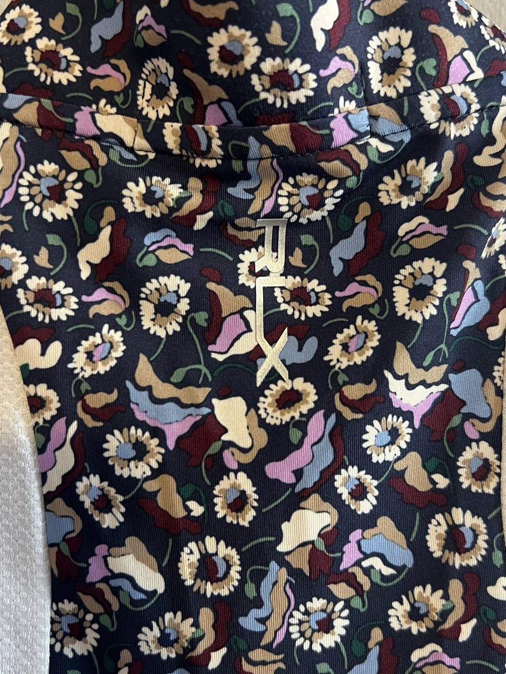 Ralph Lauren RLX Performance Floral Tennis Golf Dress Zip Neck | Women’s Large - Picture 6 of 7